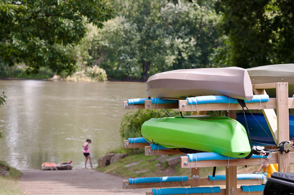 how to build a kayak rack